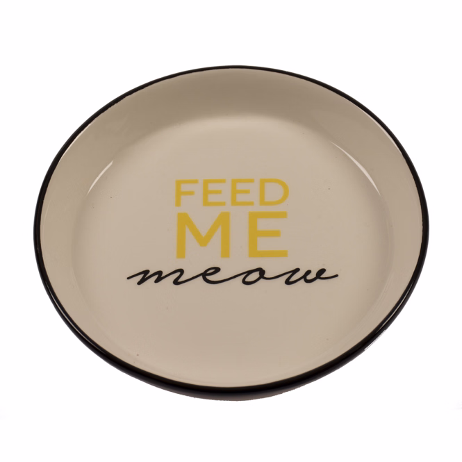 Katzennapf Stone „Feed Me Meow“