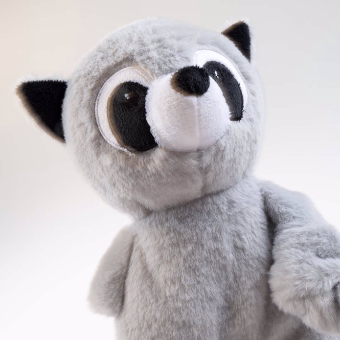 Pawbies Plüsch-Waschbär mit Knister- und Quietschfunktion