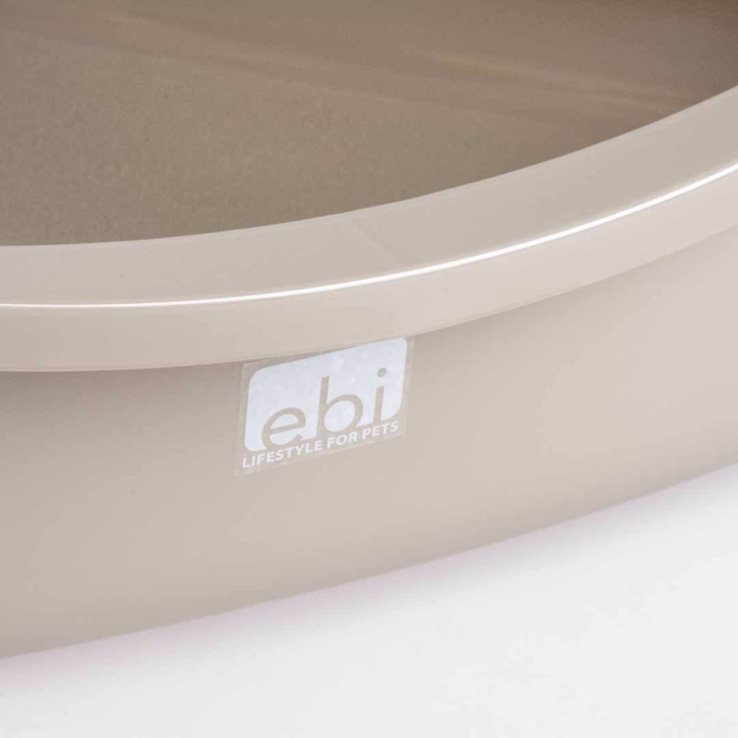 EBI Eck-Katzentoilette Prism M - transparent/grau