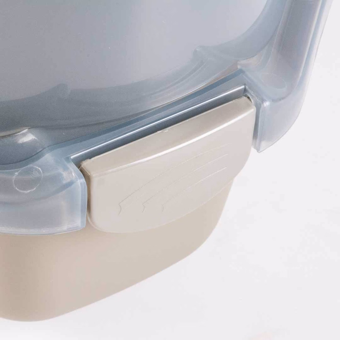 EBI Eck-Katzentoilette Prism M - transparent/grau