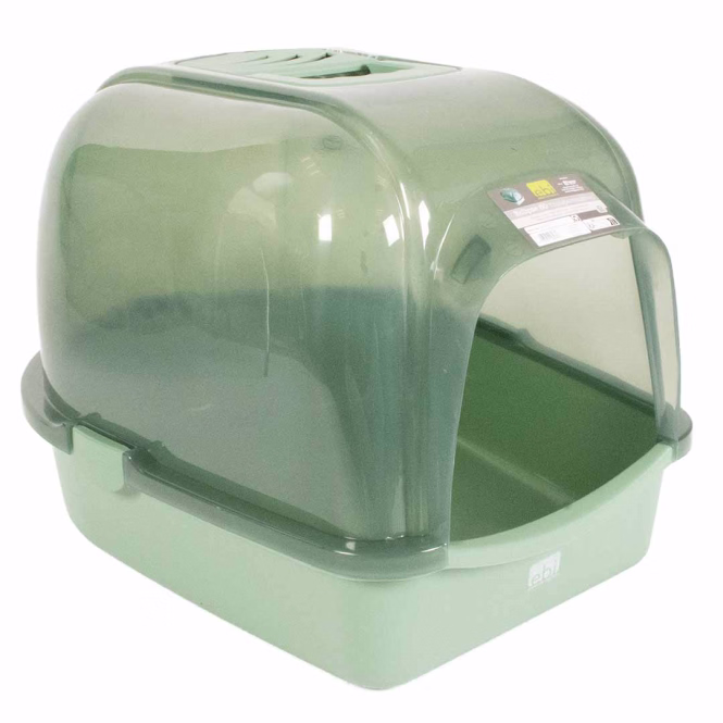 EBI Katzentoilette Eclipse M - transparent/grün
