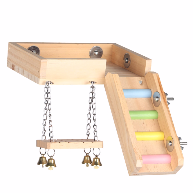 Spielplattform aus Holz