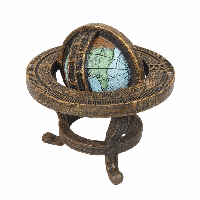 Aqua Della Steampunk Globus