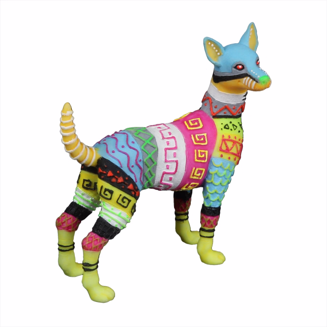 Aqua Della Dia de los Muertos Hund