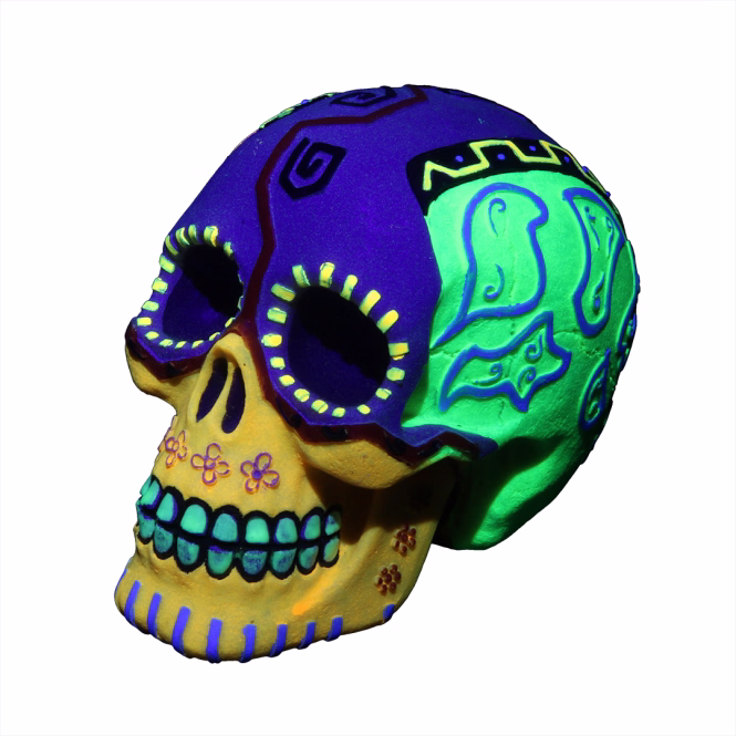 Aqua Della Dia de los Muertos Totenkopf 3