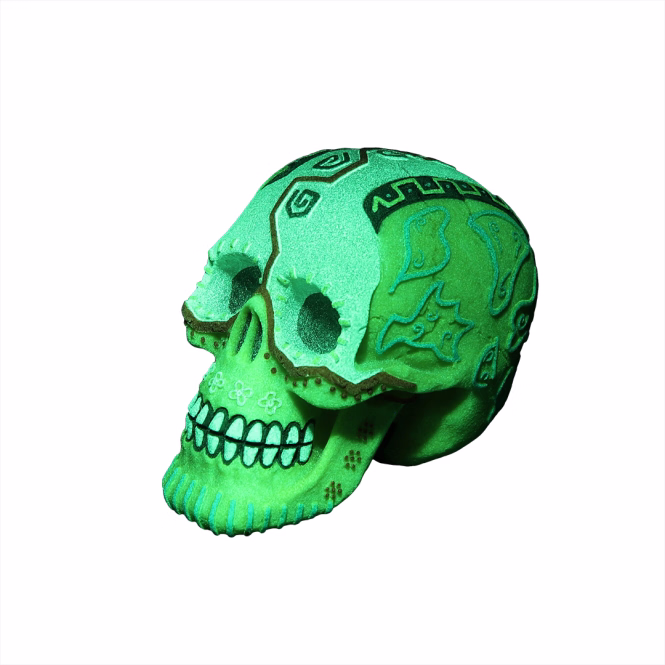 Aqua Della Dia de los Muertos Totenkopf 2