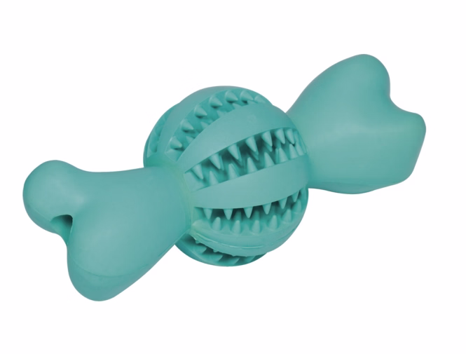 Nobby Vollgummi Ball mit Knochen