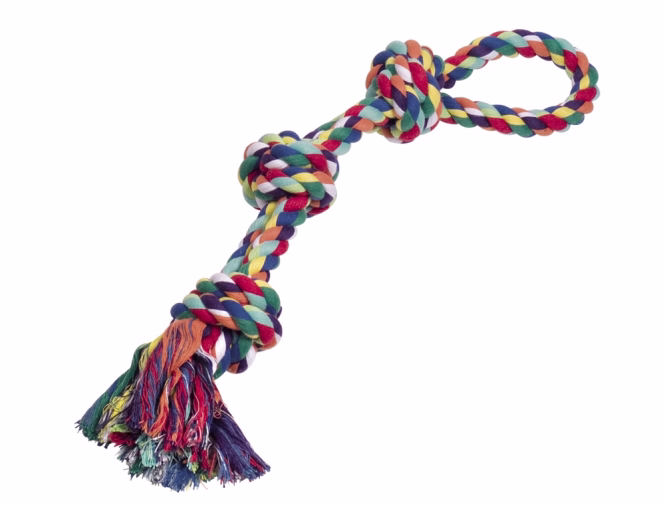 Nobby Rope Toy doppelt - 3 Knoten