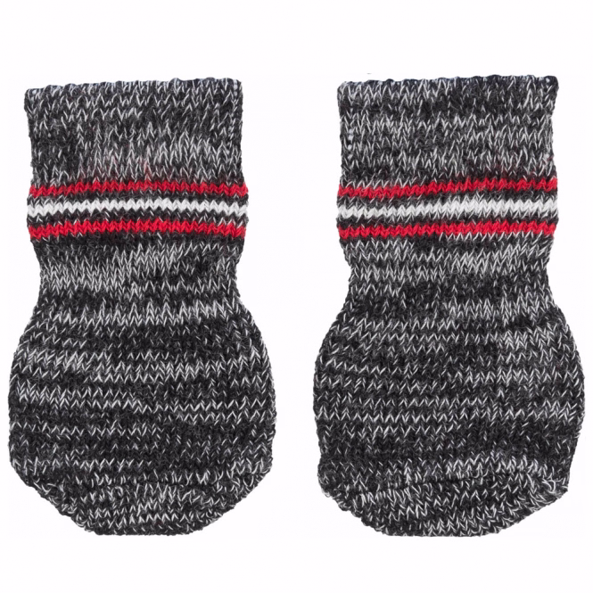 Trixie Hundesocken - Grau - S-M