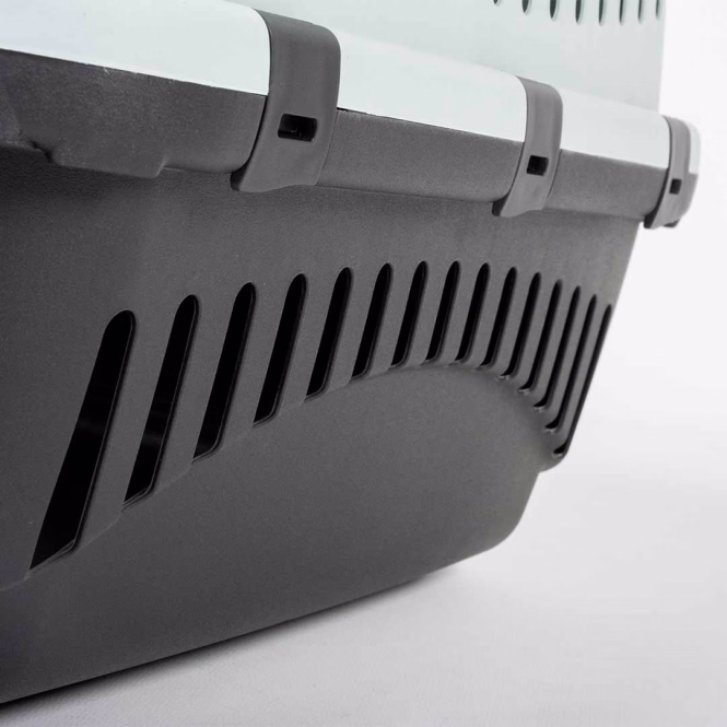 Duvoplus Transportbox Gipsy ECO - grau - 46x31x32cm - max. 5kg