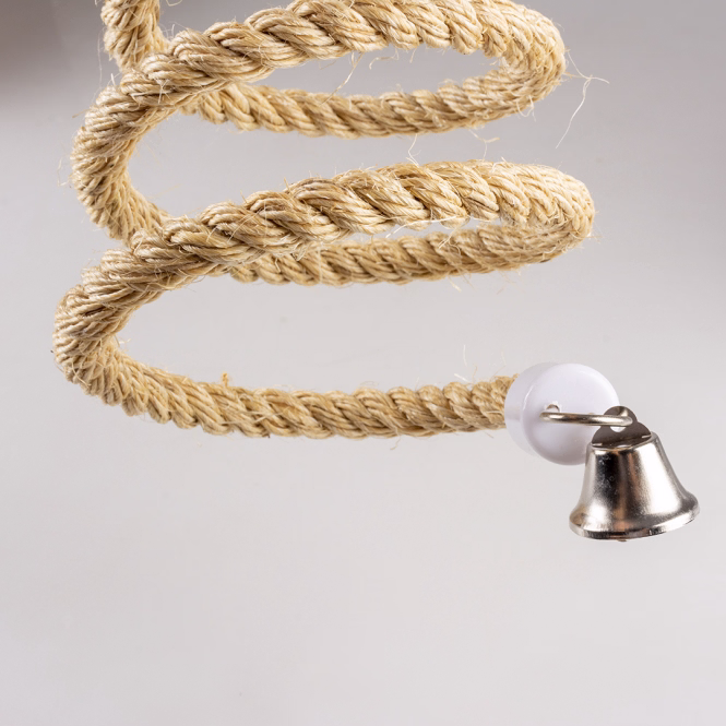 Duvoplus Spiralseil mit Glocke - 78x18x18cm