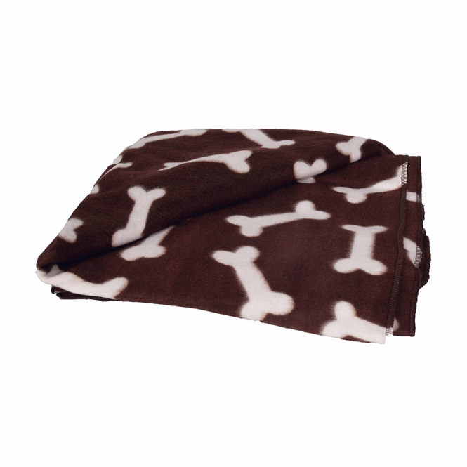 Karlie Flamingo Fleecedecke Milda - 100 x 70 cm - Schwarz