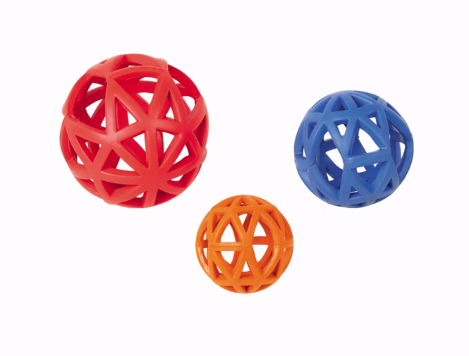 Nobby Vollgummi Gitterball - 9cm