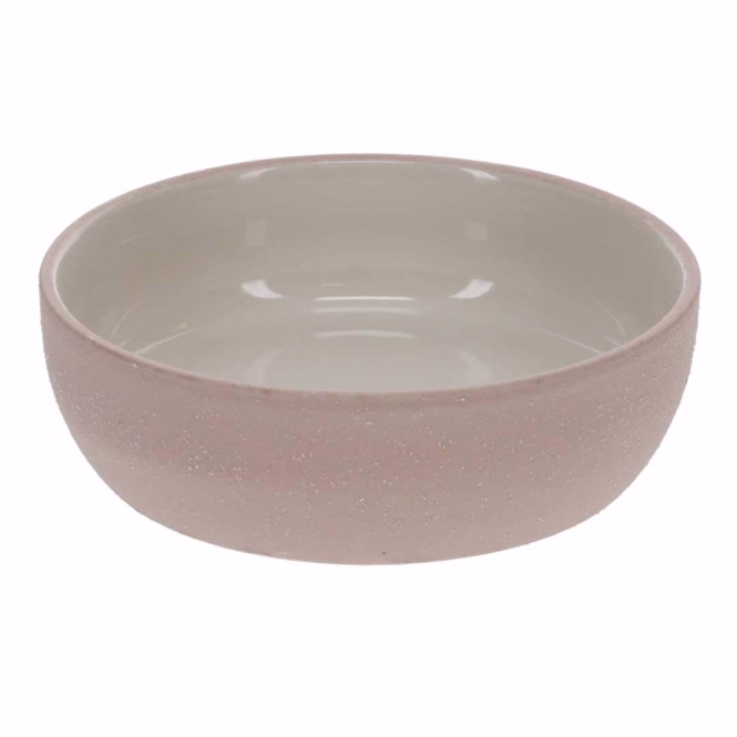 Keramiknapf Stone Sandy Coral Rosa