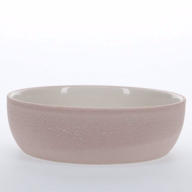Keramiknapf Stone Sandy Coral Rosa