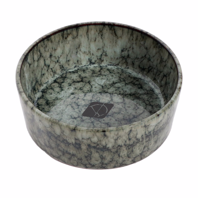 D&D Trendy Napf Jasper green marble - 20 cm