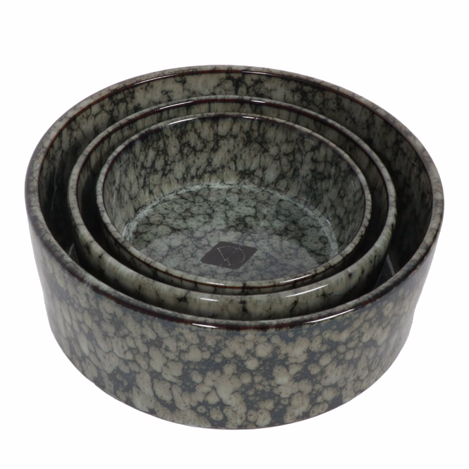 D&D Trendy Napf Jasper green marble - 20 cm