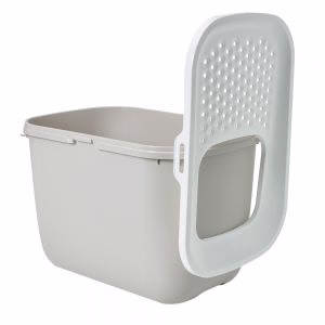 Savic Katzentoilette Hop In - champagner/toskanarot