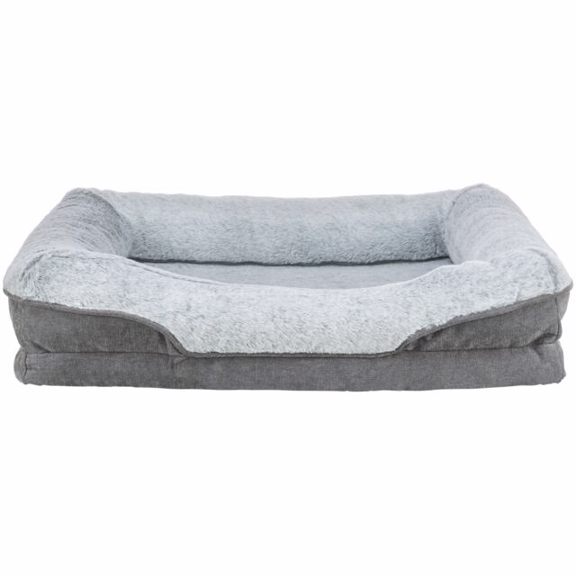 Trixie Vital Bett Lino Soft - grau/hellgrau - 70 × 55 cm