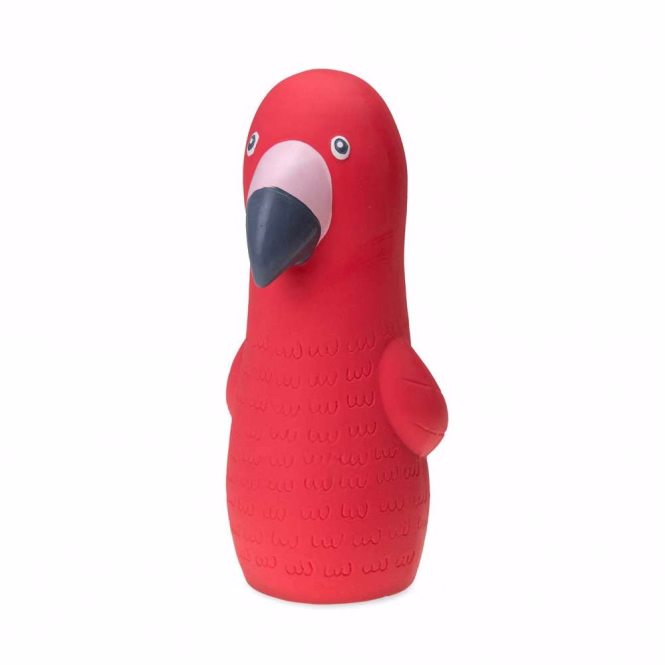 Knisterndes Latexspielzeug Vogel