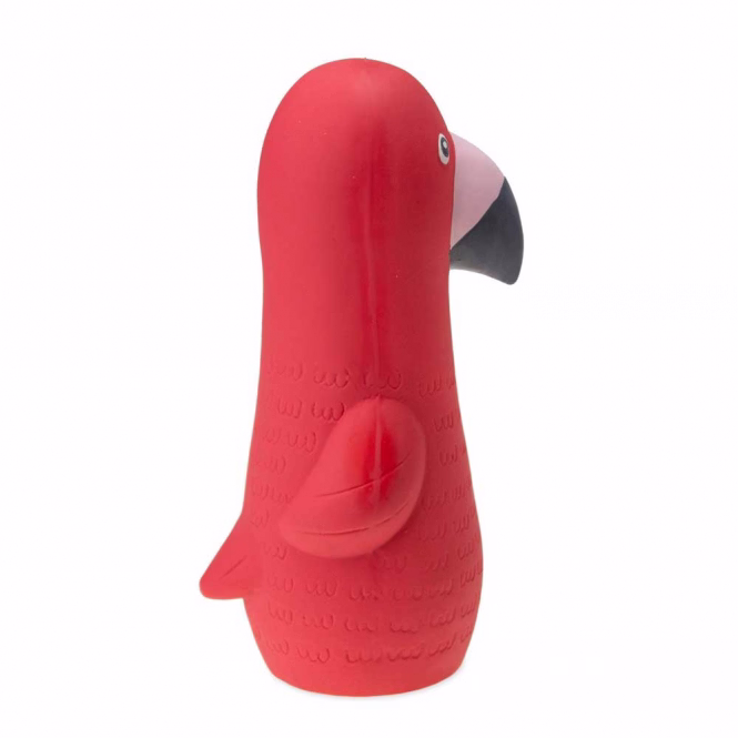 Knisterndes Latexspielzeug Vogel