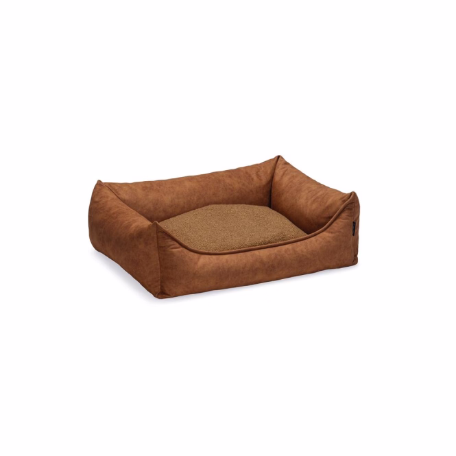 Beeztees Orthopädisches Hundebett Lua - Cognac - 80x60x24cm