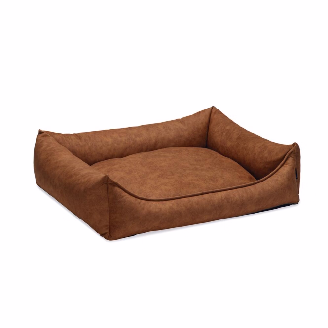 Beeztees Orthopädisches Hundebett Lua - Cognac - 100x80x27cm