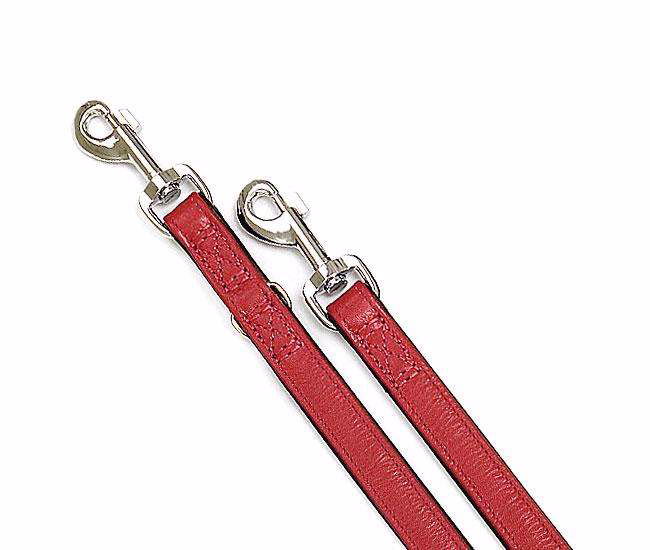 Vintage Führleine aus Leder, 3-fach verstellbar
