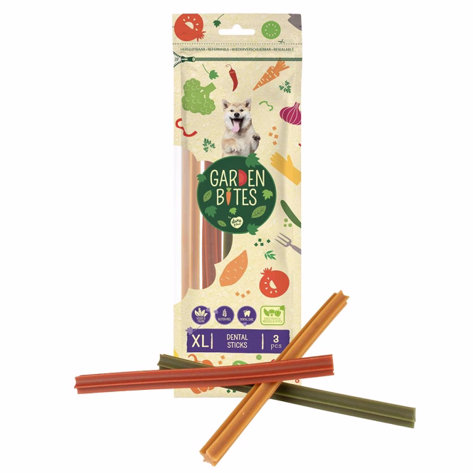 Garden Bites Dental Sticks - XL - 25cm / 3 Stück
