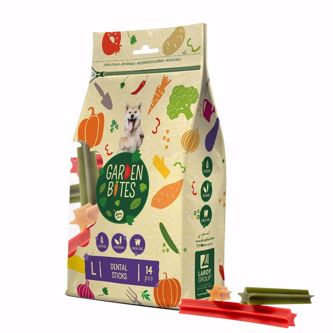 Garden Bites Dental Sticks - XL - 25cm / 3 Stück
