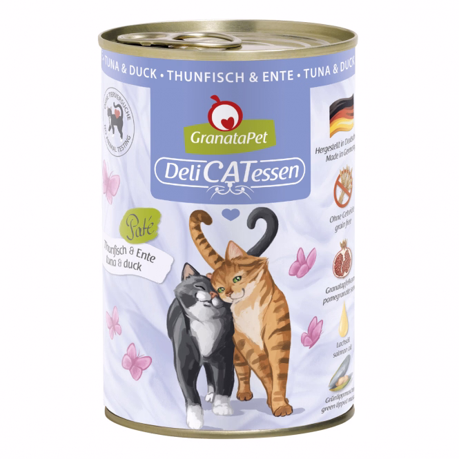 GranataPet Delicatessen Dose Thunfisch & Ente - 400 g