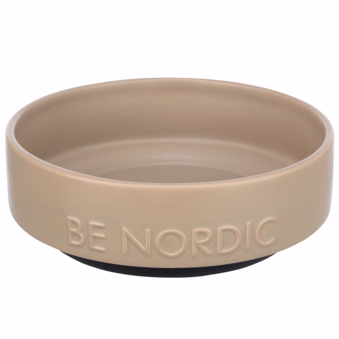 Trixie BE NORDIC Keramiknapf für Hunde - taupe/0,5l