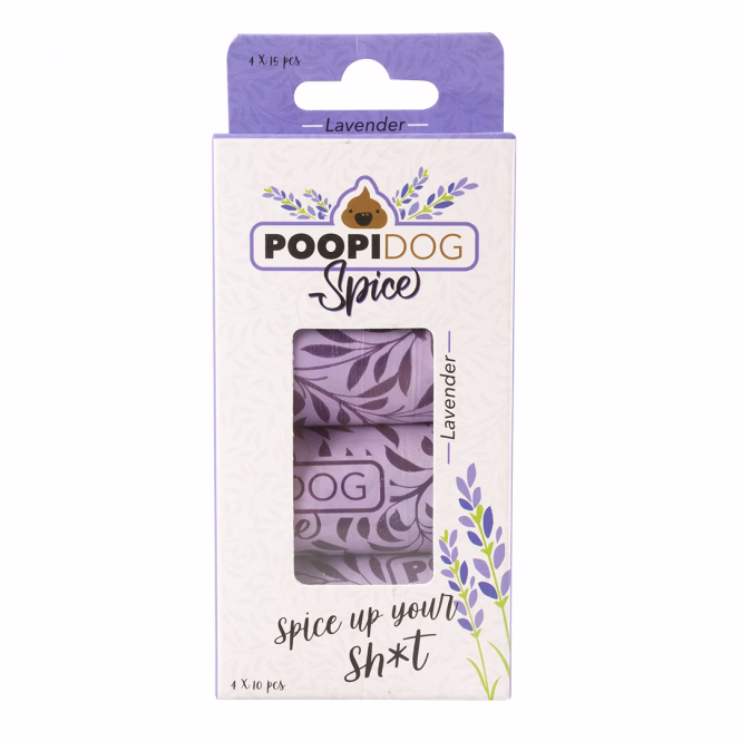 Poopidog Spice Hundekotbeutel Lavendel