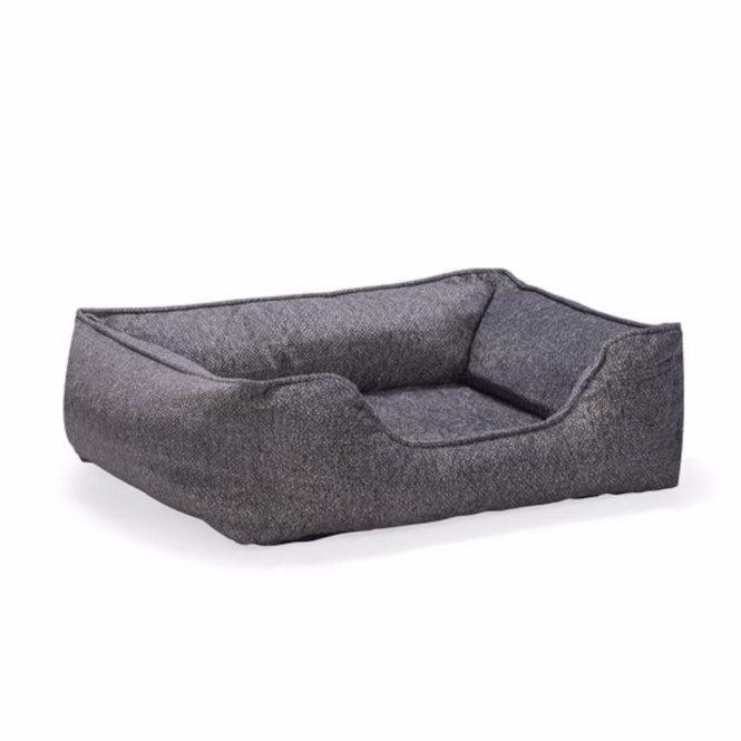 Beeztees Orthopädisches Hundebett Mua - Grau/Braun - 60x50x5cm
