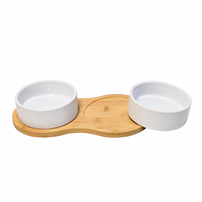Nobby Napfset Bambasso - 2x 250ml / 28,5 x 15 x 5,5 cm