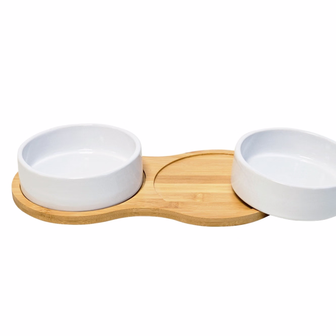Nobby Napfset Bambasso - 2x 2400ml / 34 x 17,5 x 5,5 cm