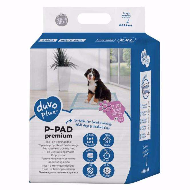 Welpenunterlagen P-Pad Premium mit Geruchskontrolle