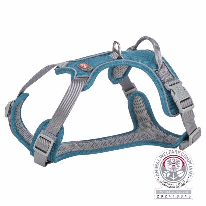 Trixie Premium Active Geschirr - petrol - 49?69 cm/20 mm