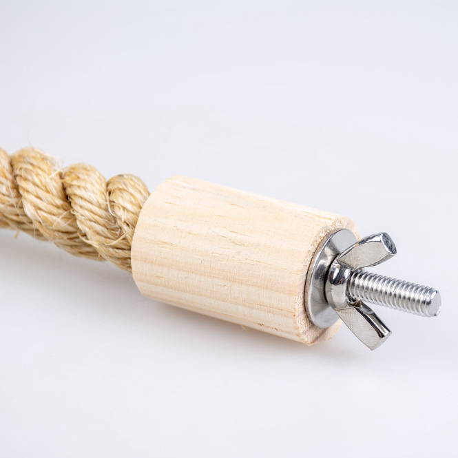 Duvoplus Sitzstange aus Baumwolle & Sisal - 130-140x2cm