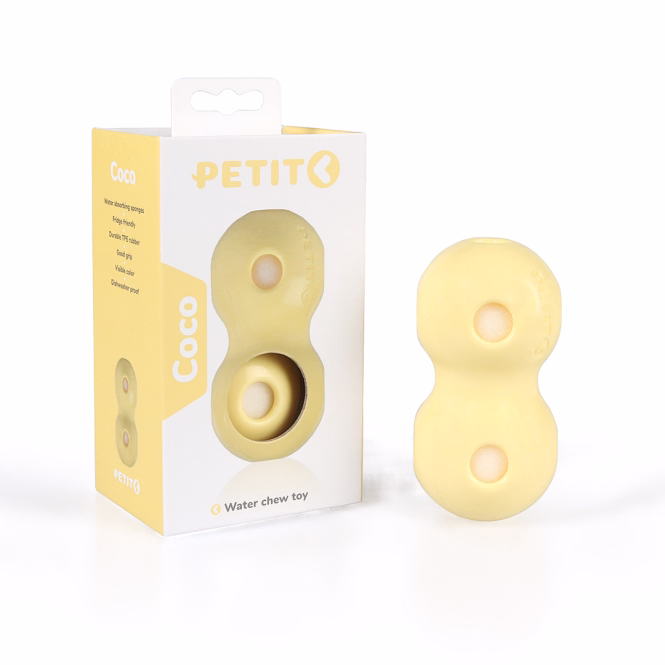 EBI Petit Wasserspielzeug Coco für Welpen - Gelb
