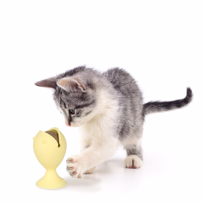 EBI Petit Cat Toy Puffi - gelb