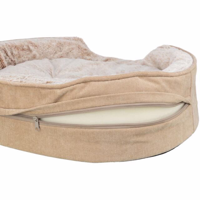 Orthopädisches Hundebett Vital Lino Soft, oval