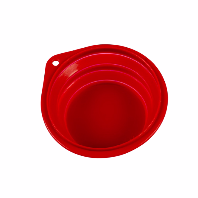 Duvo Silikon-Reisenapf - rot - 1000ml-18cm