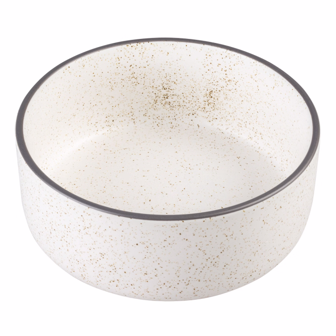 Duvoplus Keramiknapf Stone Speckle - weiß - 750ml