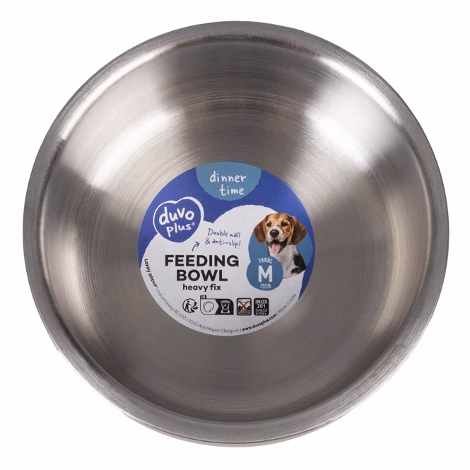 Duvoplus Futternapf Heavy Fix - braun - 700 ml / 15cm