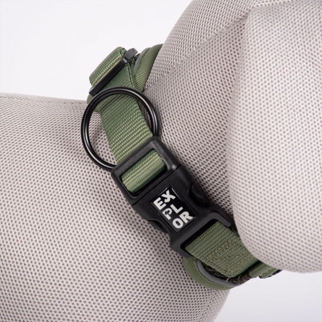 Duvoplus EXPLOR Ultimate Fit Comfy Halsband Classic - Undercover Green - XS - 30-33cm