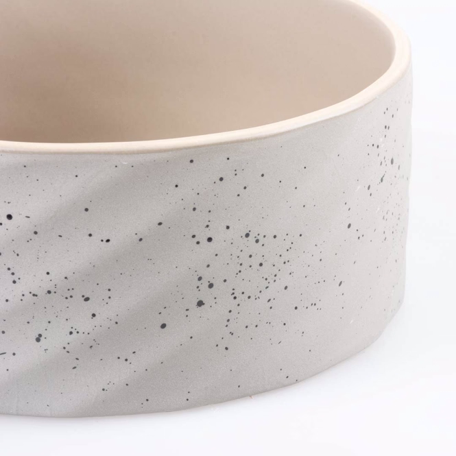 Duvoplus Keramiknapf Stone Wavy Dune - 2100ml - 21,5x21,5x8cm