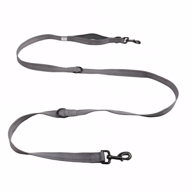Duvoplus Trainingsleine EXPLOR Ultimate Fit Safety - Silver Reflective - 220cm - 25mm