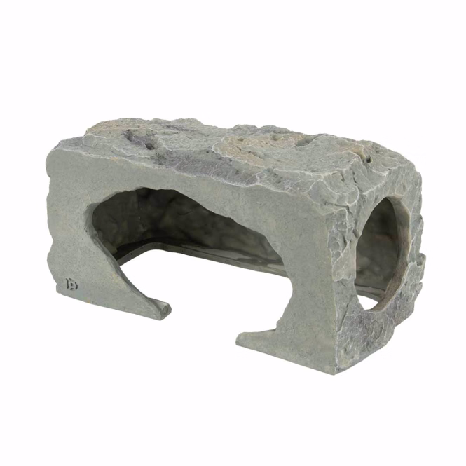 Aqua Della Zucht-Höhle Felsen - Grau - M - 21x10,5x10cm