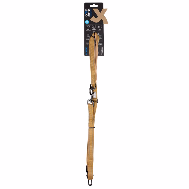 Verstellbare Trainingsleine Honey Gold, 16 mm